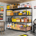DurayLoly 2500 LBS Shelf Storage Shelves 68.1" W Wire Shelving Unit, Garage - Image 2