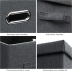 Graciadeco Large 17" 36 Quart Collapsible Stackable Storage Bins - Image 6