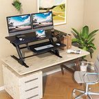 Lubvlook 42 inch Stand Up Desk Converter, Height Adjustable Sit Stand Desk Riser - Image 2