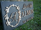 Custom Family Name Sign | Personalized Wooden Wedding Gift | Rustic Last Name - Image 4