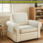 Couch Arm Covers, Waterproof Armrest Cover - Image 2