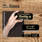 Personalized Name Plates, Trophy Plates Engraved, Custom Name Plate - Image 4