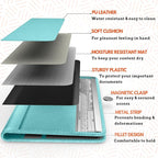 Car Registration and Insurance Card Holder, Premium PU Leather Glove box - Image 4