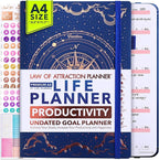 Life Planner - Undated Weekly & Monthly Planner, 12-Month Journey to Increase by FreedomMastery