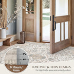 GENIMO Runner Rug 2'6"x6 Machine Washable Non Slip Vintage Hallway Runner Rug - Image 5