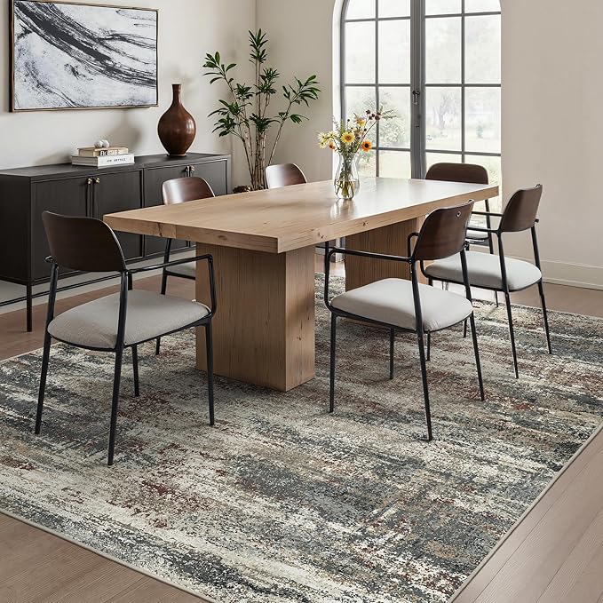 GENIMO Rugs for Bedroom-Washable 6x9 Area Rugs Lightweight Low Pile, Modern - Image 8