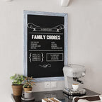 HBCY Creations Rustic Blue Wooden Magnetic Wall Chalkboard, Extra Large Size - Image 6