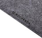 Wolvende Premium Felt Desk Mat | Small 12" x 27.5" | Multifunctional Desk Pad - Image 5