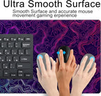 Blue Purple Desk Pad Topographic Map Desk Mat XXL Large Extended Gaming Mouse - Image 5