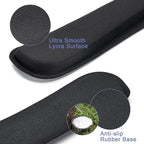 Hoewina Keyboard Wrist Rest, Ergonomic Wrist Rest, Superfine Fabric and Gel - Image 5