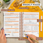 Clever Fox Planner 2nd Edition Spiral – Colorful Weekly & Monthly Goal Planner - Image 3