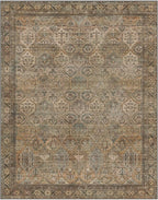 GENIMO 3x5 Area Rugs for Living Room, Machine Washable Non Slip Vintage Rugs - Image 8