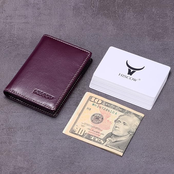 Leather Business Card Case Holder - Image 3