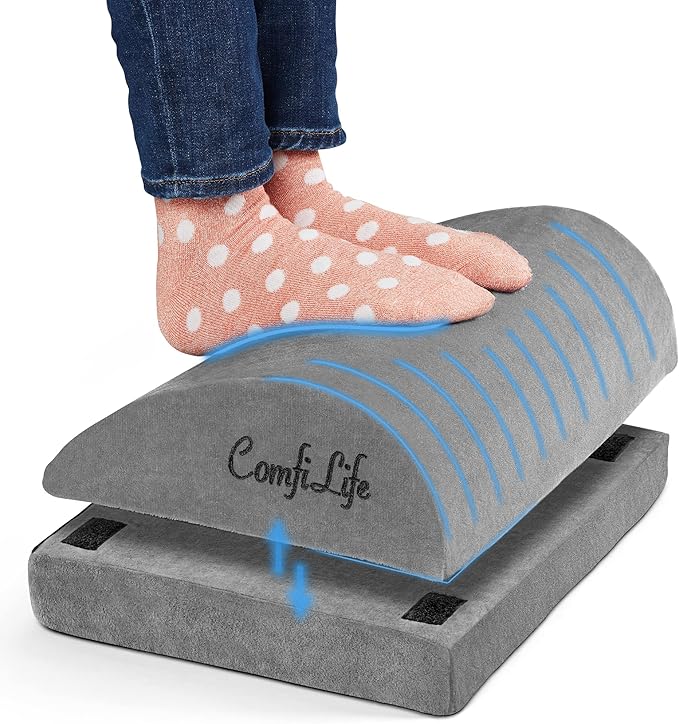 ComfiLife Foot Rest for Under Desk at Work – Adjustable Desk FootRest for by ComfiLife