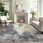 GENIMO Washable Area Rugs for Living Room, 8x10 Modern Non Slip Rugs, Low Pile by GENIMO