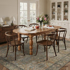 GENIMO 5x7 Area Rugs for Living Room, Machine Washable Non Slip Vintage Rugs - Image 3