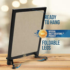 HBCY Creations Rustic Black Wooden Tabletop Chalkboard - Image 3