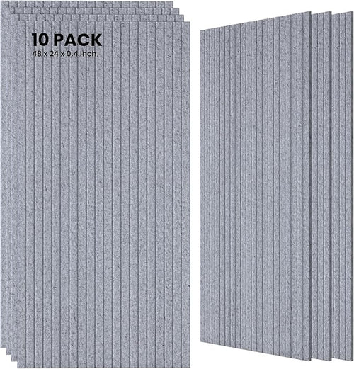 10 Pack Large Acoustic Panels, Sound Panels by TO-TH