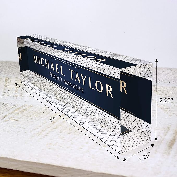 Artblox Office Desk Name Plate Personalized | Custom Name Plates - Image 3