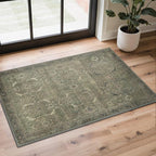 GENIMO 2x3 Area Rugs for Living Room, Machine Washable Non Slip Vintage Rugs by GENIMO