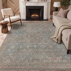 GENIMO 8x10 Area Rugs for Living Room, Machine Washable Non Slip Vintage Rugs - Image 2