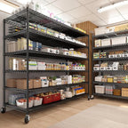 REIBII 60''W X 82.6" H Steel Heavy Duty Wire Shelving Unit - Image 7