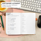 Clever Fox Password Book with alphabetical tabs. Internet Address Organizer - Image 6