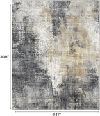 GENIMO Washable Area Rugs for Living Room, 8x10 Modern Non Slip Rugs, Low Pile - Image 2