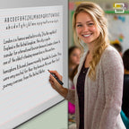 SCRIBBLEDO 30”x24” Large Magnetic Notebook Paper For Classroom Elementary Classroom Must Haves for Teachers Elementary Giant Dry Erase Magnetic Lined Paper for Whiteboard Third Fifth Grade Handwriting