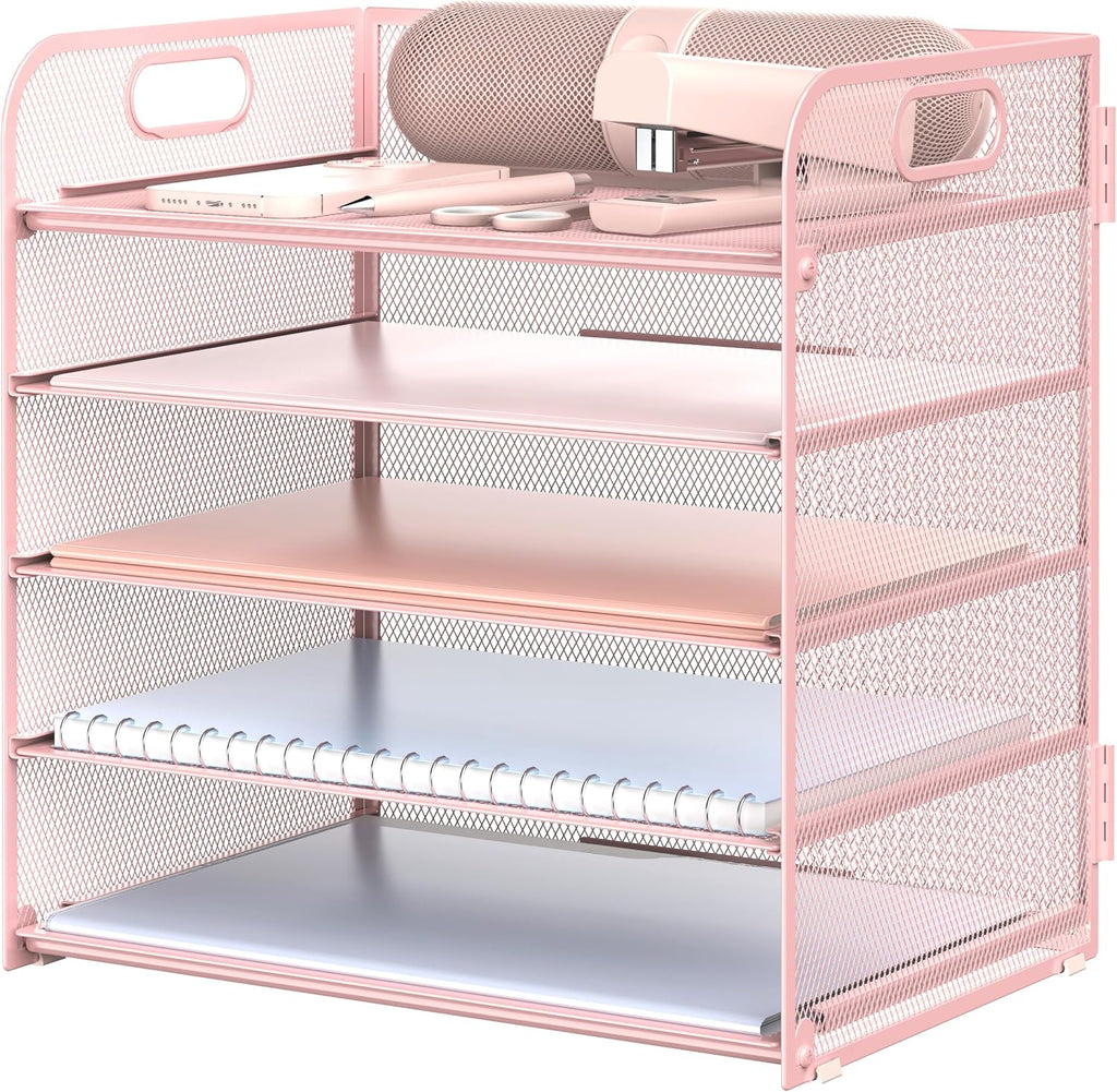 sinboun letter tray paper organizer 5-tier desk organizer, main product view