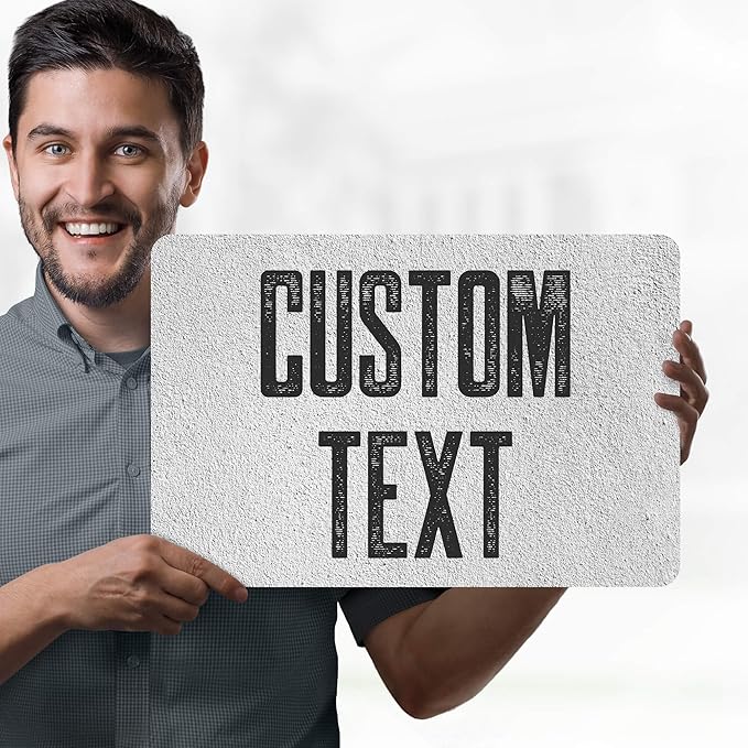 Custom Sign, Custom Street Sign, 11 Font Colors, 13 Font Styles, 4 Hole Options - Image 2