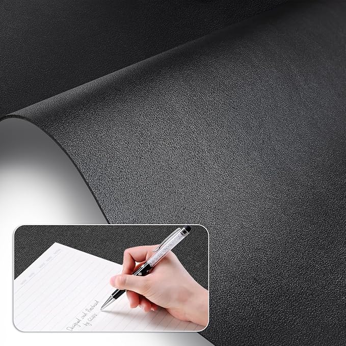 KINGFOM Desk Pad Office Desktop Protecter, PU Leather Desk Mat Blotters - Image 8