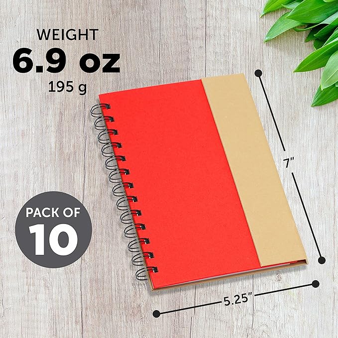 DISCOUNT PROMOS Eco Friendly Spiral Notebooks - Image 5