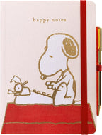 Graphique Snoopy Lined Journal Plus Pen Luxe Collection, Hardcover Diary by GraphiquedeFrance