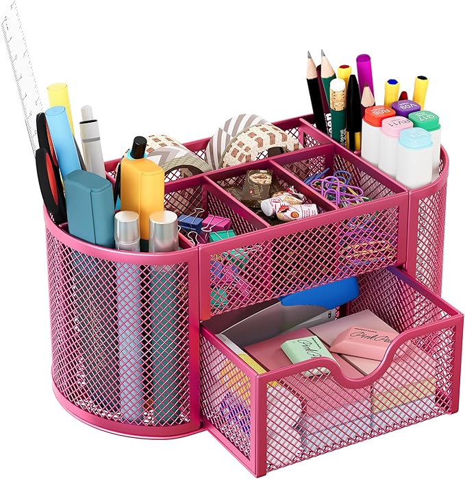 EasyPAG Mesh Pen Holder Desk Organizer by EasyPAG