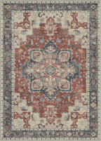 GENIMO 8x10 Area Rugs for Living Room, Machine Washable Non Slip Vintage Rugs - Image 8