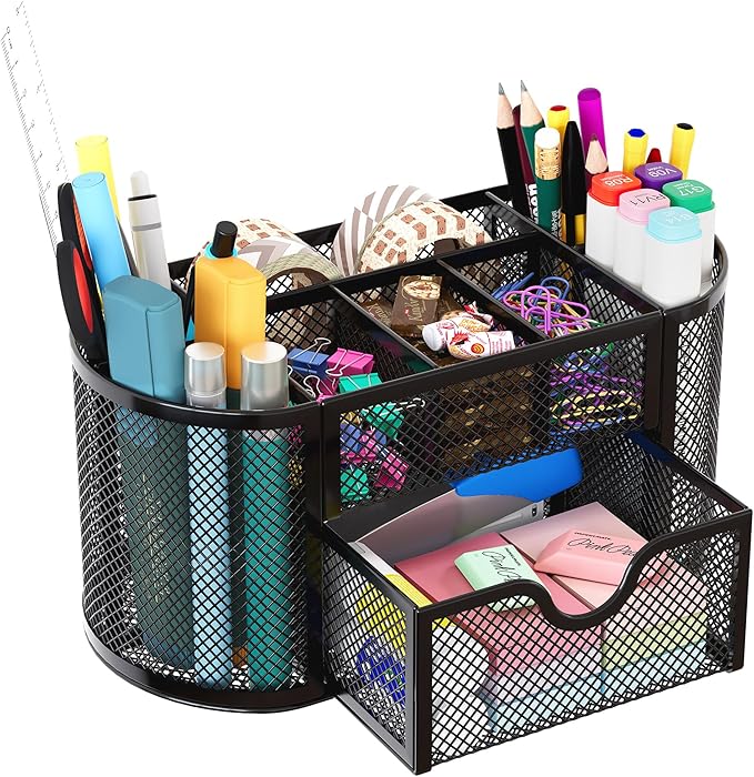 EasyPAG Mesh Pen Holder Desk Organizer by EasyPAG