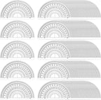 Nicunom 100 Pack Plastic Protractor 180 Degree Math Protractors Geometry by Nicunom