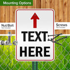 Custom Arrow, Custom Directional Sign, Up Arrow, 18x24 Inches, 3M EGP Reflective - Image 5