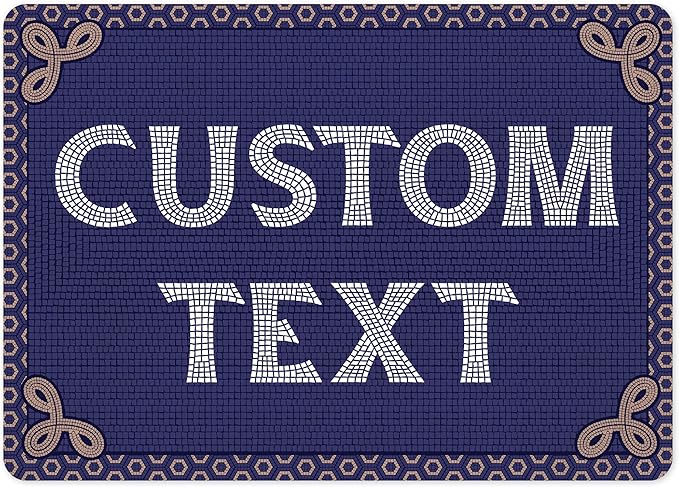 Custom Sign, Custom Street Sign, 11 Font Colors, 13 Font Styles, 4 Hole Options by MySignCenter