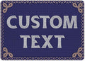 Custom Sign, Custom Street Sign, 11 Font Colors, 13 Font Styles, 4 Hole Options by MySignCenter