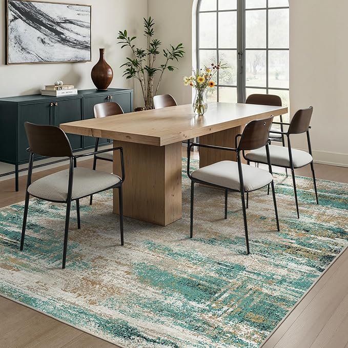 GENIMO 8x10 Area Rugs, Modern Living Room Rugs, Large Machine Washable Rug - Image 8