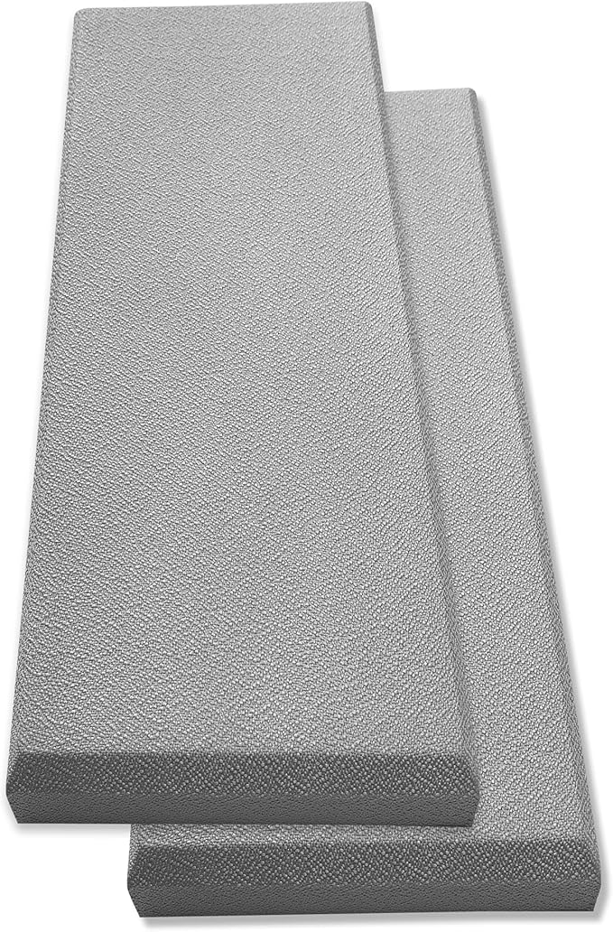 Tönnen Acoustic Panel Gray | Fiberglass 2-pack | Professional sound absorbing by TopQualityandprecisecraft