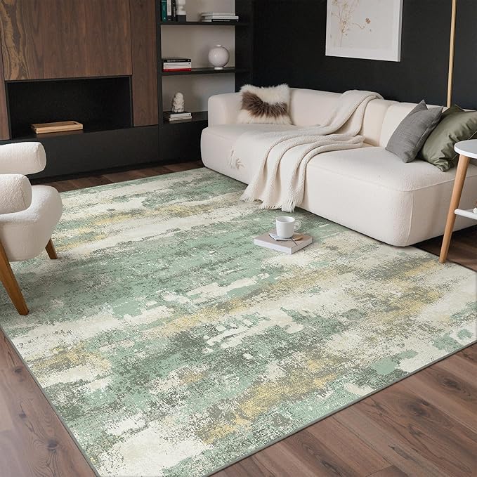 GENIMO No Crease Non Slip 6x9 Area Rugs by GENIMO