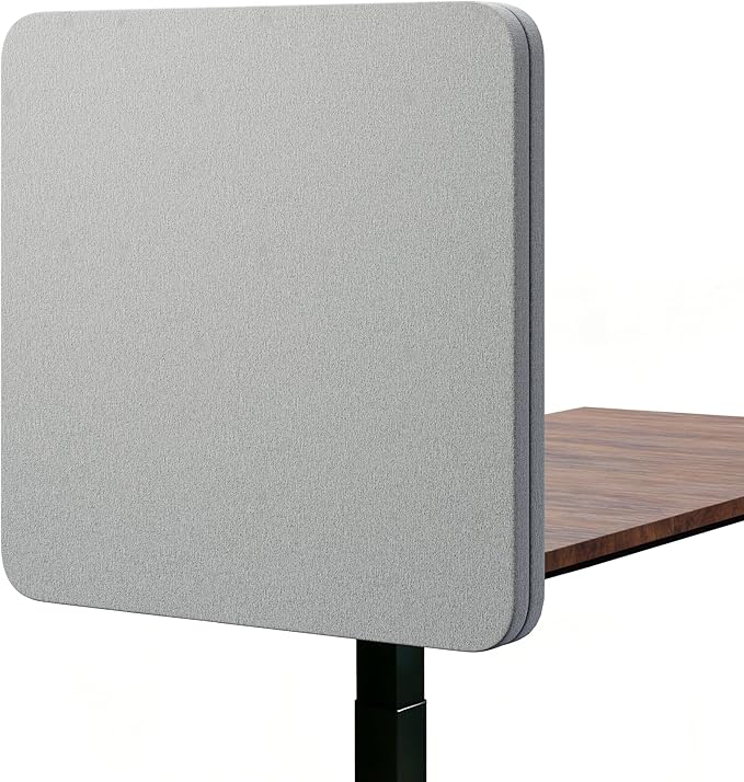 KERRAM Desk Privacy Panel 24 x 24 Inch, Sound Absorbing & Proof Desk Divider by Unknown