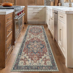 GENIMO 2x10 Runner Rugs for Hallway, Machine Washable Non Slip Vintage Rugs - Image 8