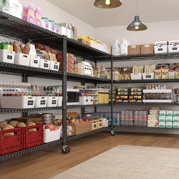 REIBII 60''W Storage Shelves 2399LBS Wire Shelving - Image 2