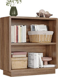 ChooChoo 2-Tier Bookcase, Small Wooden Bookshelf, Farmhouse Bookshelf by ChooChoo