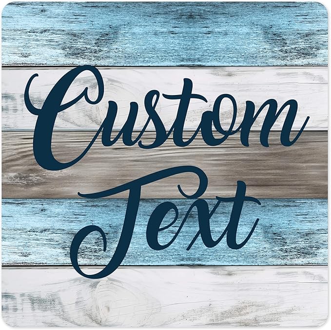 Custom Sign, Custom Street Sign, 11 Font Colors, 13 Font Styles, 4 Hole Options by MySignCenter
