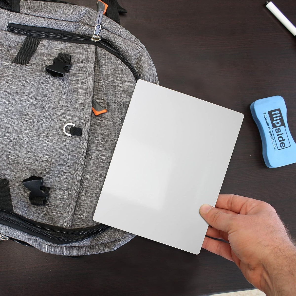 Flipside Products 5" x 7" (1/8") Two‑Sided Dry Erase Whiteboar...